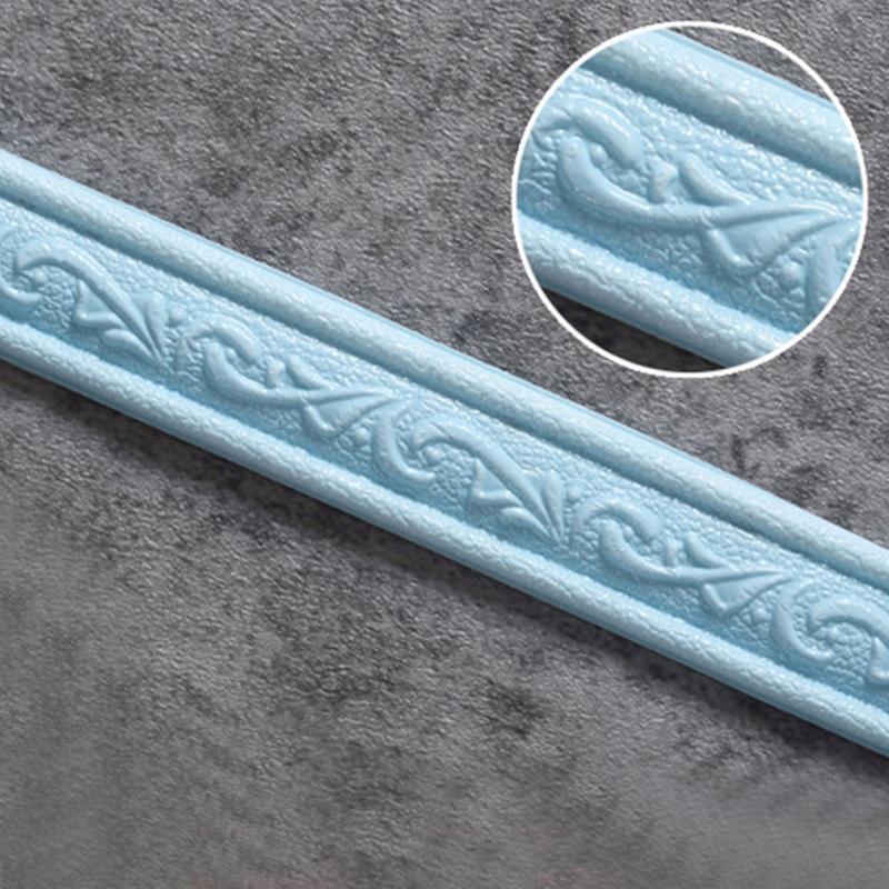 

Ceiling Corners Corner Strips Wall Stickers Self-adhesive Foam Baseboards Waistline Stickers Background Wall Border Classic синий