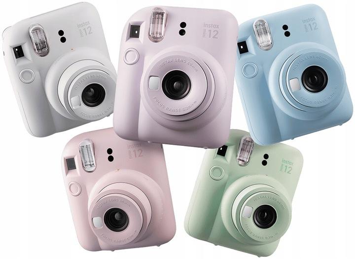 Aparat Fujifilm Instax Mini 12 Niebieski + Wkład Biała Ramka