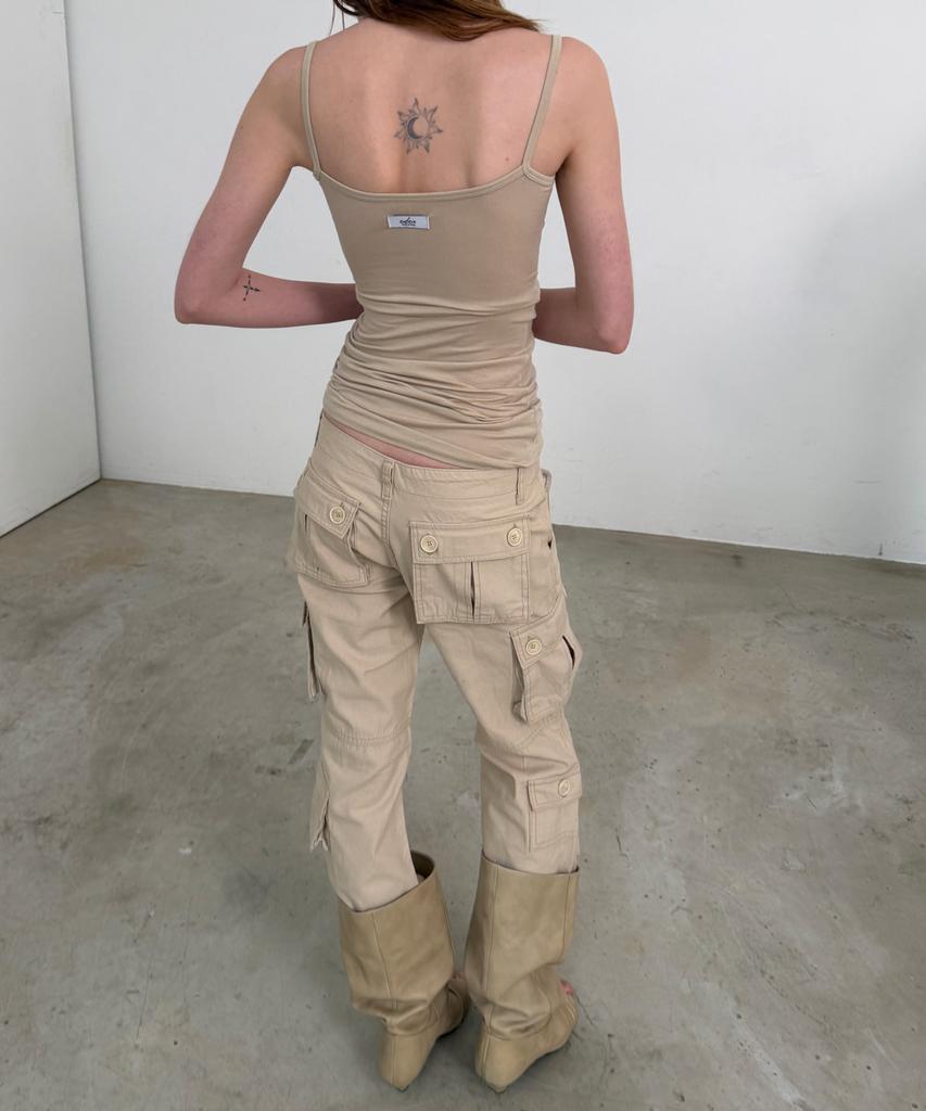 ODOR Range Cargo Pants - Beige