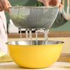 Stainless Steel Vegetable Storage Bowls with Scale Egg Beating Bowl Salad Mixing Bowl  Baking