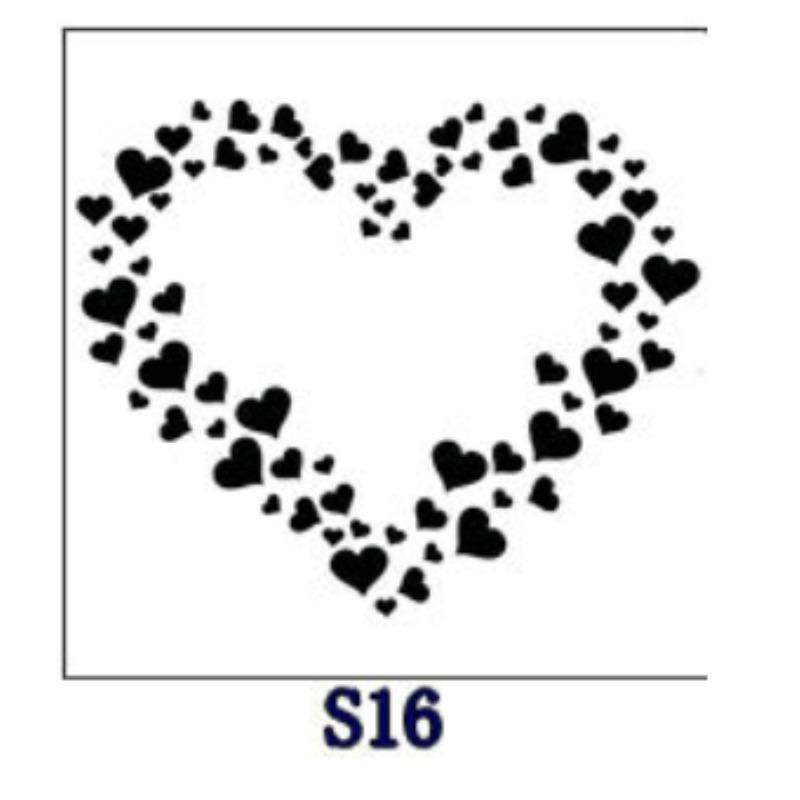 

Листя 26 см. Трафарети для нанесення шарів своїми руками. Настінні розписи. Альбом для розмальовок. Тиснення. Шаблон для декоративної листівки. 14.1*13CM