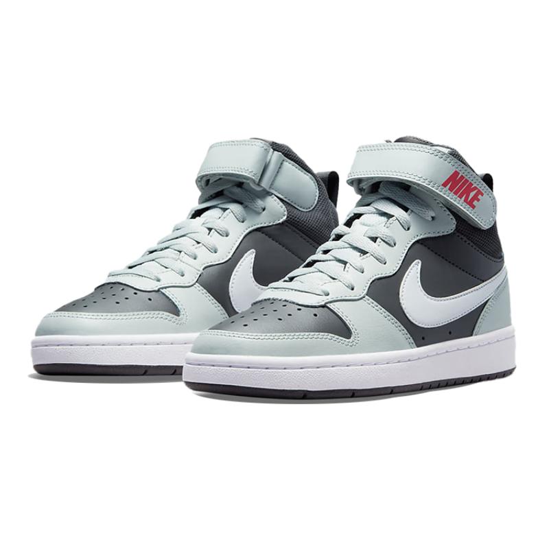 Nike Court Borough Mid 2 'Medium Ash Light Silver' GS Sneakers CD7782-200