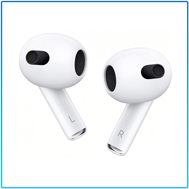 Apple AirPods 3 True Wireless sluchátka s čipem H1, automatické párování, dotykové ovládání, prostorový zvuk, bezdrátová sluchátka pro chytré telefony iOS a Android