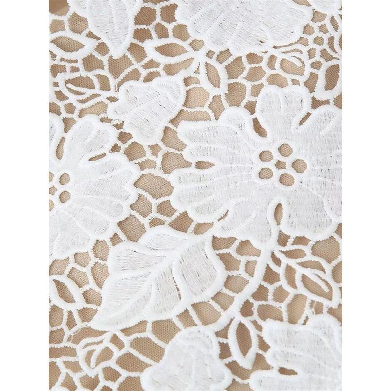 Lace Mesh Solid Color Suspender Long Skirt Lace Mesh Sling Long Dress