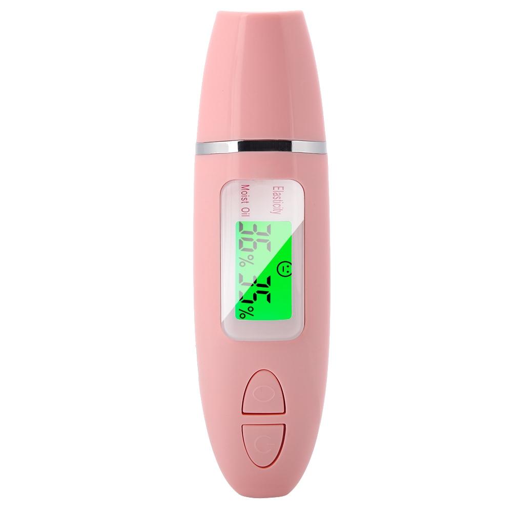 Portable Digital LCD Display Precision Skin Sensor Tester Face Moisture Water Oil Analyzer