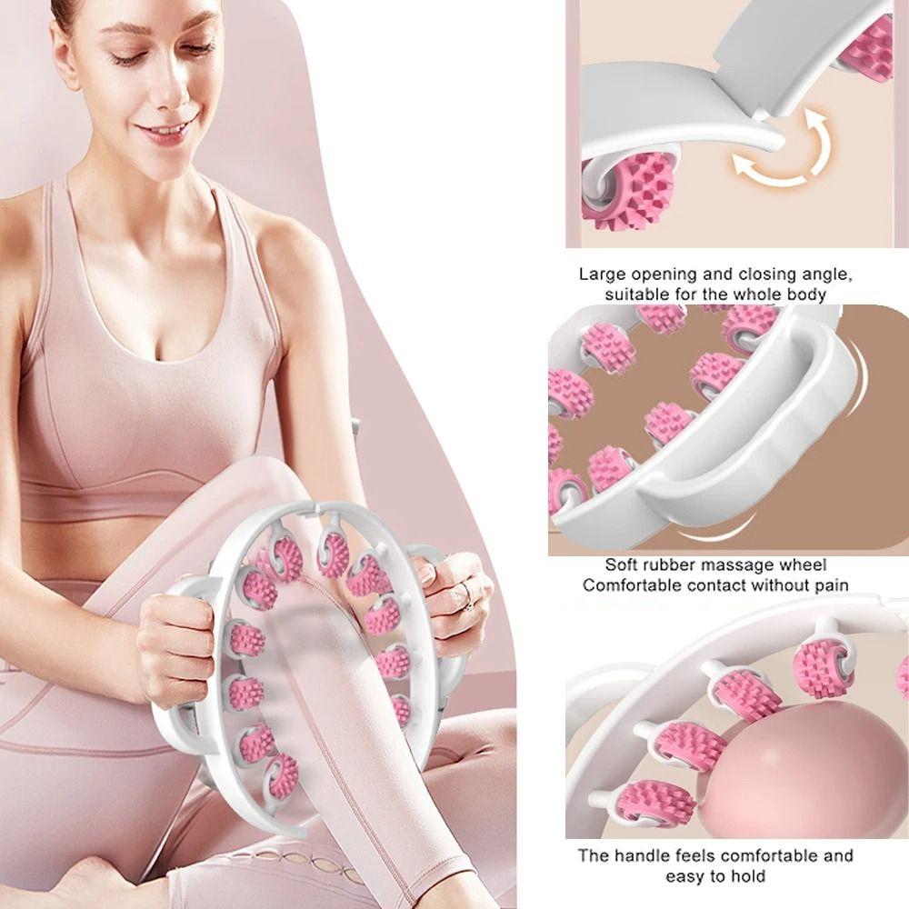 12 Wheel Slimming Roller Massage Leg Massager Abdominal Muscles Massager  Muscle Myofascial