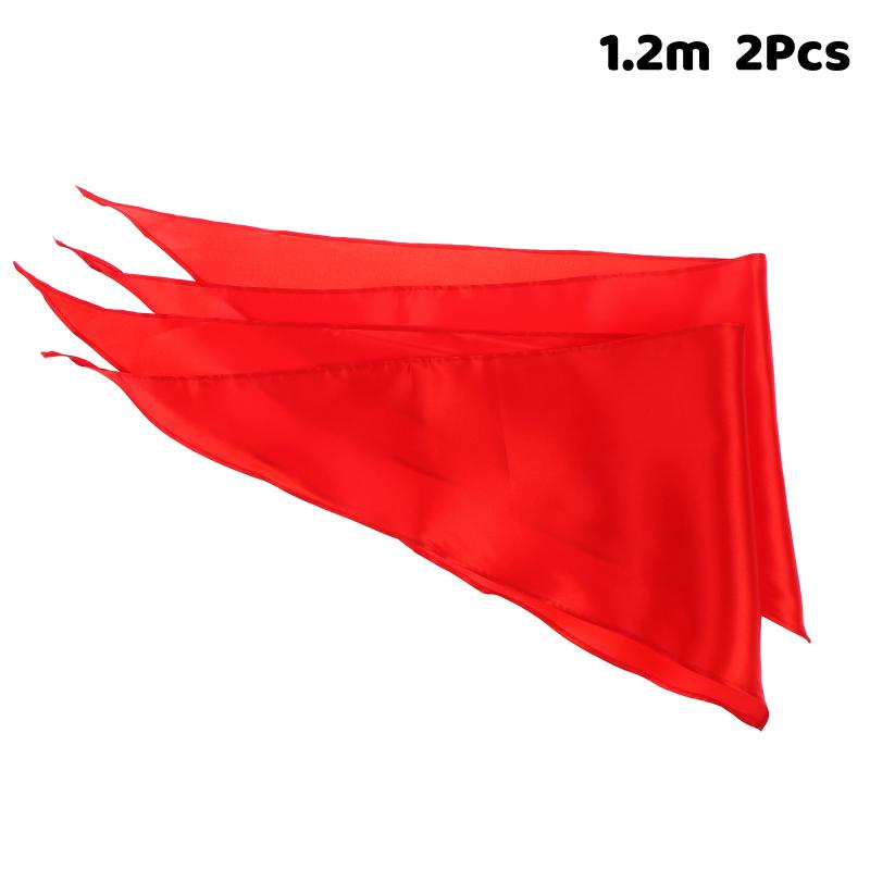 1/2/3/4Pcs Classic 1M 1.2M Triangle Towel Scarf China Style Gifts Red Tie Choker Young Pioneer Scarves School Supplies