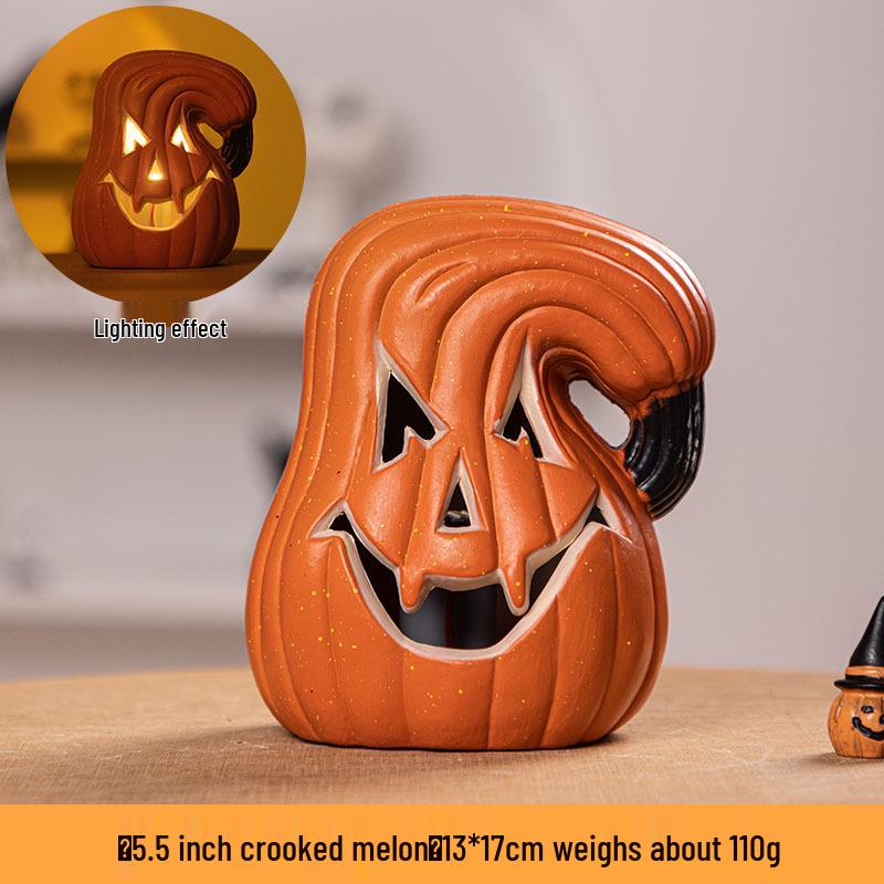 Large Outdoor Light-Up Pumpkin Lantern Halloween Decoration for Kindergarten