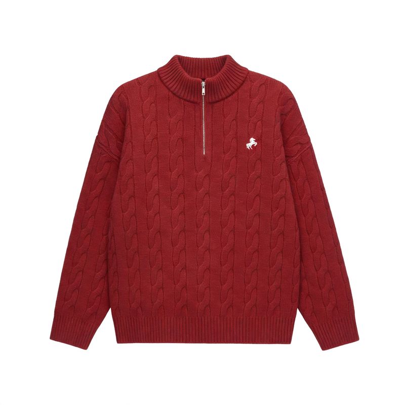 Dream Made Old Money Style New Rich Twist Sweater Men's Autumn and Winter Thickened Couple Inner Wear Men's Knitwear