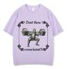 Hebst du überhaupt mittelalterliches T-Shirt Lustiger Fitnessstudio-Ritter Gewichtheben T-Shirts Unisex Baumwolle Lässig Übergroß Kurzarm T-Shirts