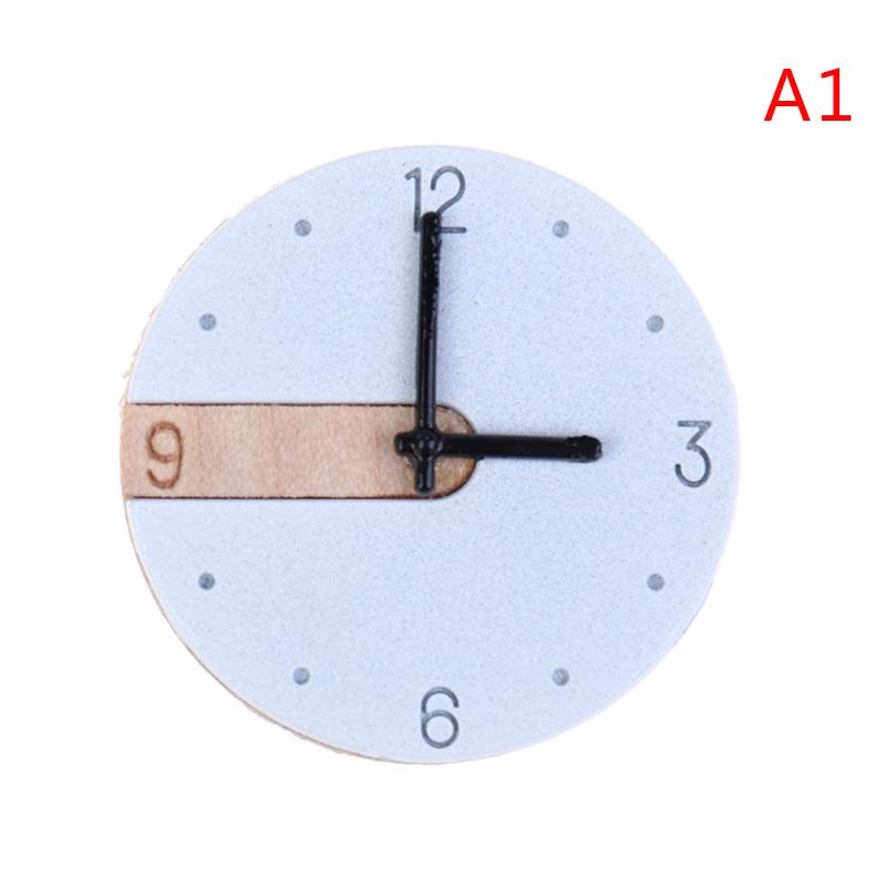 Multi Dollhouse Wall Clock Bird Octagonal Alarm Clocks Doll House Miniature Accessories Pretend Play Living Room Furniture Toys