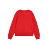 Fila Fitness Series Letter Round Neck Pullover Loose Sweatshirt Women Sweatshirt Hot-Red A11W411203F-RD