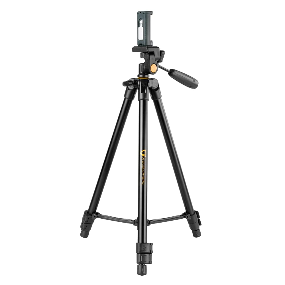 

VANGUARD VK 203 APM SPC Video Tripod VK Series Handycam Aluminum 3-Section, Compatible, Black, Compact, 3-Way, чёрный