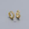 Sterling Silver Wave Ear Cuff with Diamonds - Elegant Stackable Women's Earrings