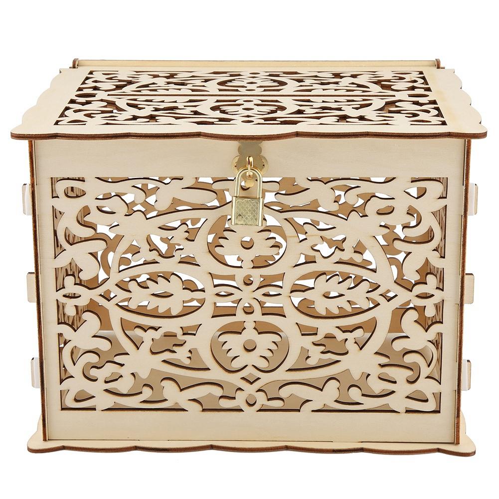 Wedding Card Box with Keys DIY Money Gift Box For Birthday Party
