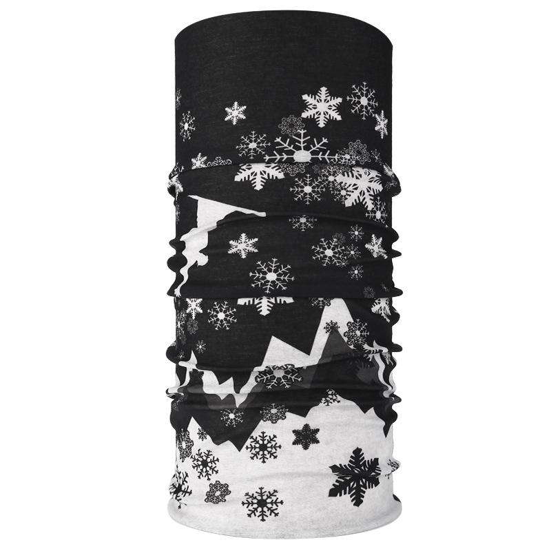 Unisex Multifunctional Cycling Bandana: Sun Protection, Seamless, Windproof Neck Gaiter 24x48 cm