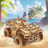 Drewniane Puzzle 3D dla Dorosłych Zestawy Modelarskie DIY Drewniane Modele do Budowy dla Dorosłych Wystrój Domu Prezent Urodzinowy Samochód Plażowy Zabawka