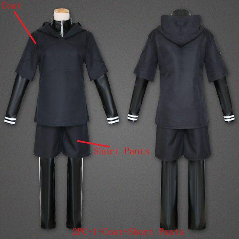 Stylish Tokyo Ghoul Kaneki Ken Full Outfit Costume Featuring Perfect Stitches And Durable Materials For Any Occasion