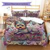 Romanticpets Pattern Bedding Quilt Set Quilt Cover Pillowcase Home Decoration Birthday Gift (1 * duvet cover + 2 * pillowcase, without core)