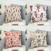 Nutcracker Soldier Pillow Case For Car Sofa Decorative Home Doublesided Print Plush Square Throw Pillow Cushion Cover