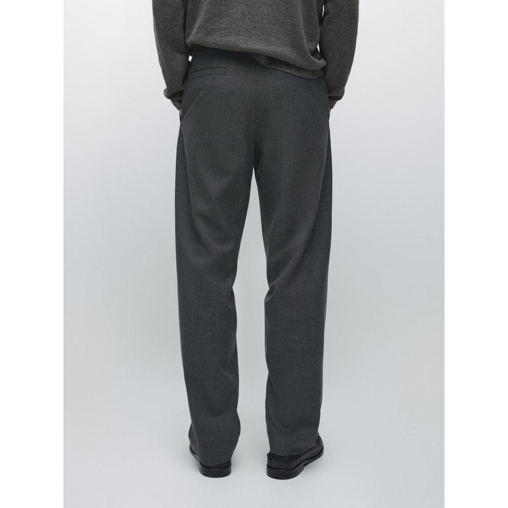 Masimodutti Structured Cool Wool Pants