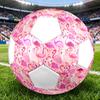 1pc Pink Flamingo Outdoor Sports Football, Size 5, Comfortable And Durable Feel,Gift yy56