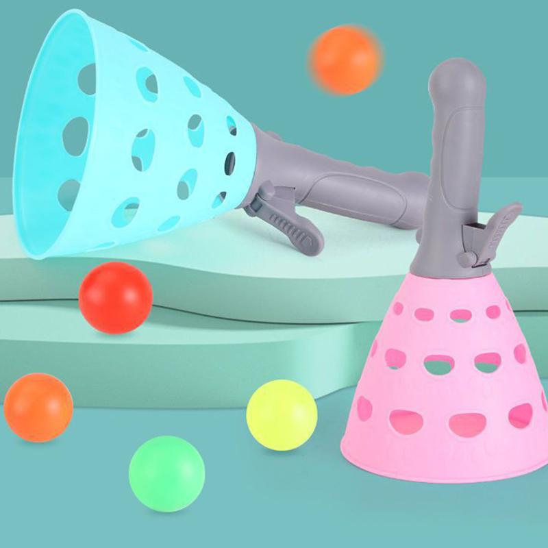 Children Sports Toys Toss & Catch Ball Sticky Balls Summer Outdoor Beach Toy Multiplayer Game Parent-child Interaction Gifts TMZ