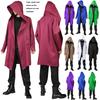 Capes Death Hooded Women Men Witch Wizard Cloak Halloween Cosplay Costume