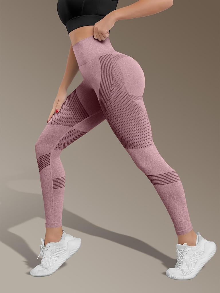 Women's Seamless High Waist Yoga Pants - Tummy Control, Butt Lifting, Quick-Dry Stretch for Running, Fitness, and Outdoor Activities
