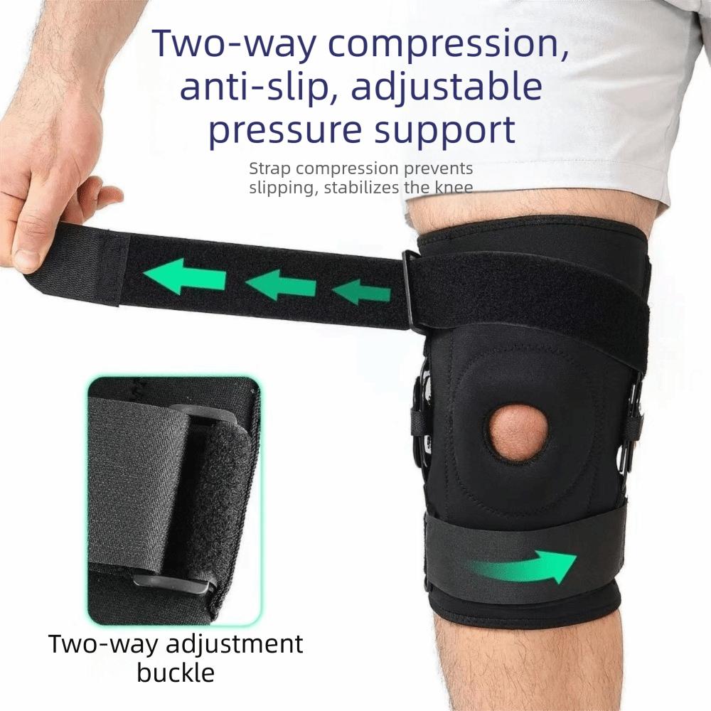 Adjustable Knee Brace Side Stabilizers Knee Protector Hinged Orthopedic Knee Brace Men