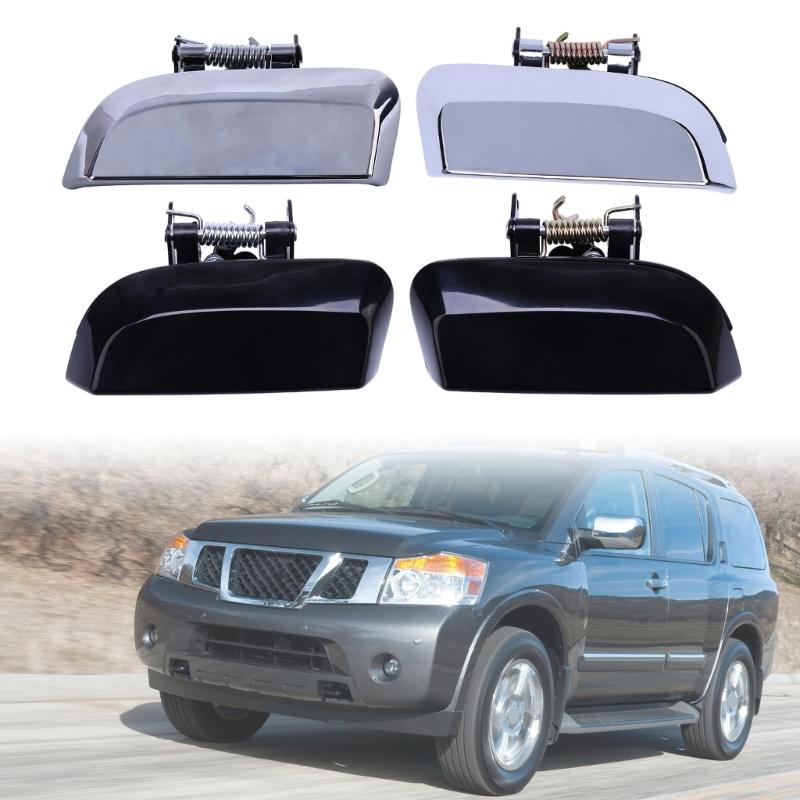 826067S004 Rear Exterior Door Handle Service Part, ABS Pull Handle with Select Vehicle Fitment for Door Repair