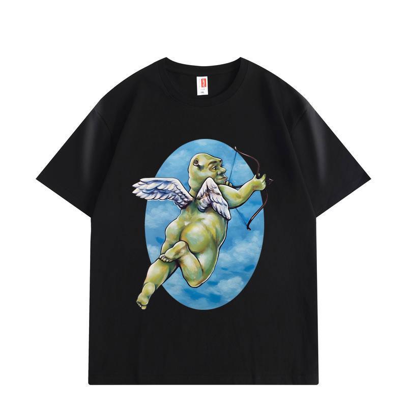 

Cherub Shrek Funny Meme Graphic T Shirts High Quality Fashion Oversized T-shirt Men Women Cotton Short Sleeve T-shirts S