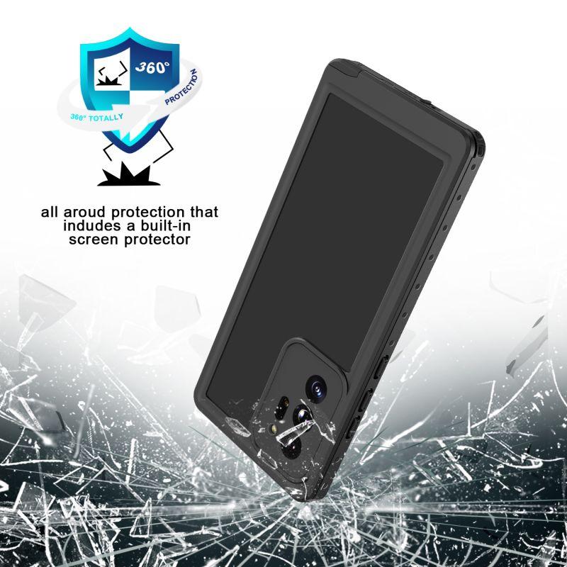 Diving Swimming IP68 Waterproof Case For Samsung Galaxy S23 S22 S21 Ultra S20 FE Plus S10 S9 S8 Note 20 Ultra Note10 Solid Cover