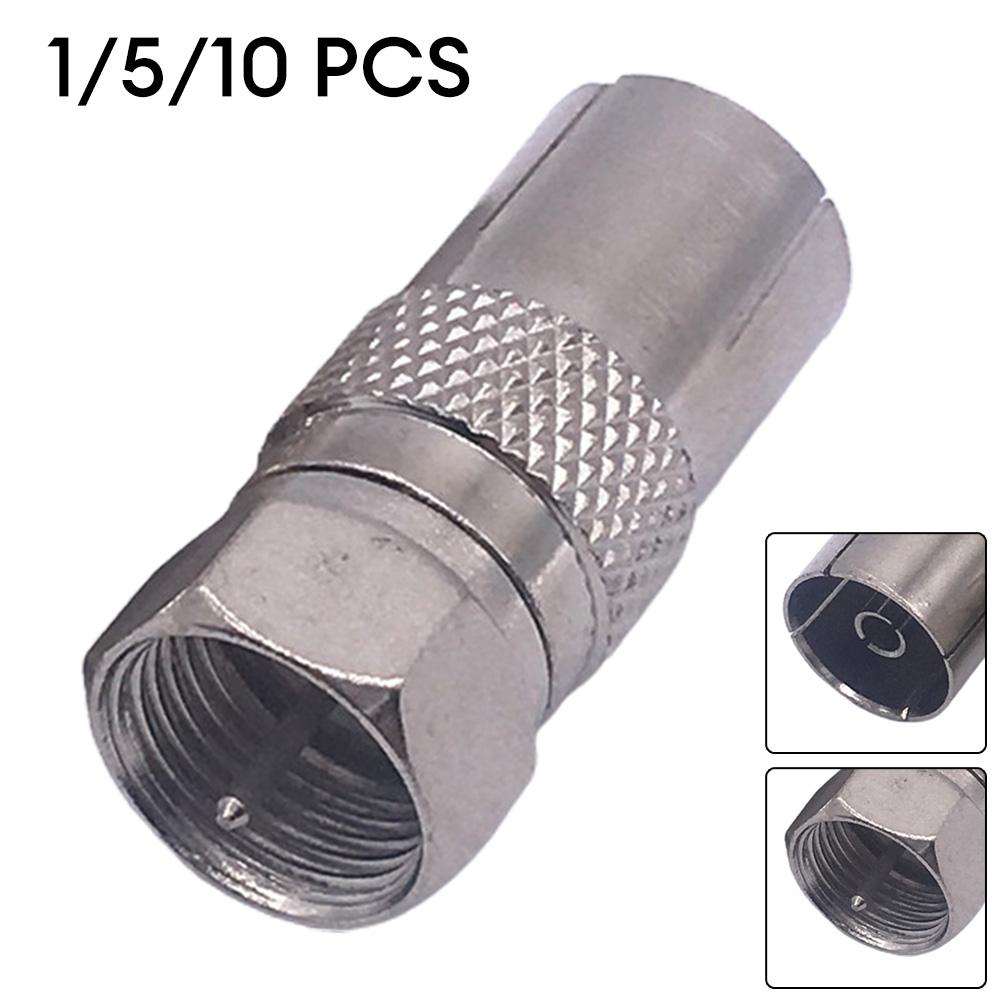 TV Antenna Adapter Connector Adapter F Male To TV9.5 Female Cable