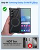 Frameless Metal Case for Samsung Galaxy Z Fold 8 Ultra Bumper 360°Rotating Magnetic Stand Shockproof Protection Phone Cover
