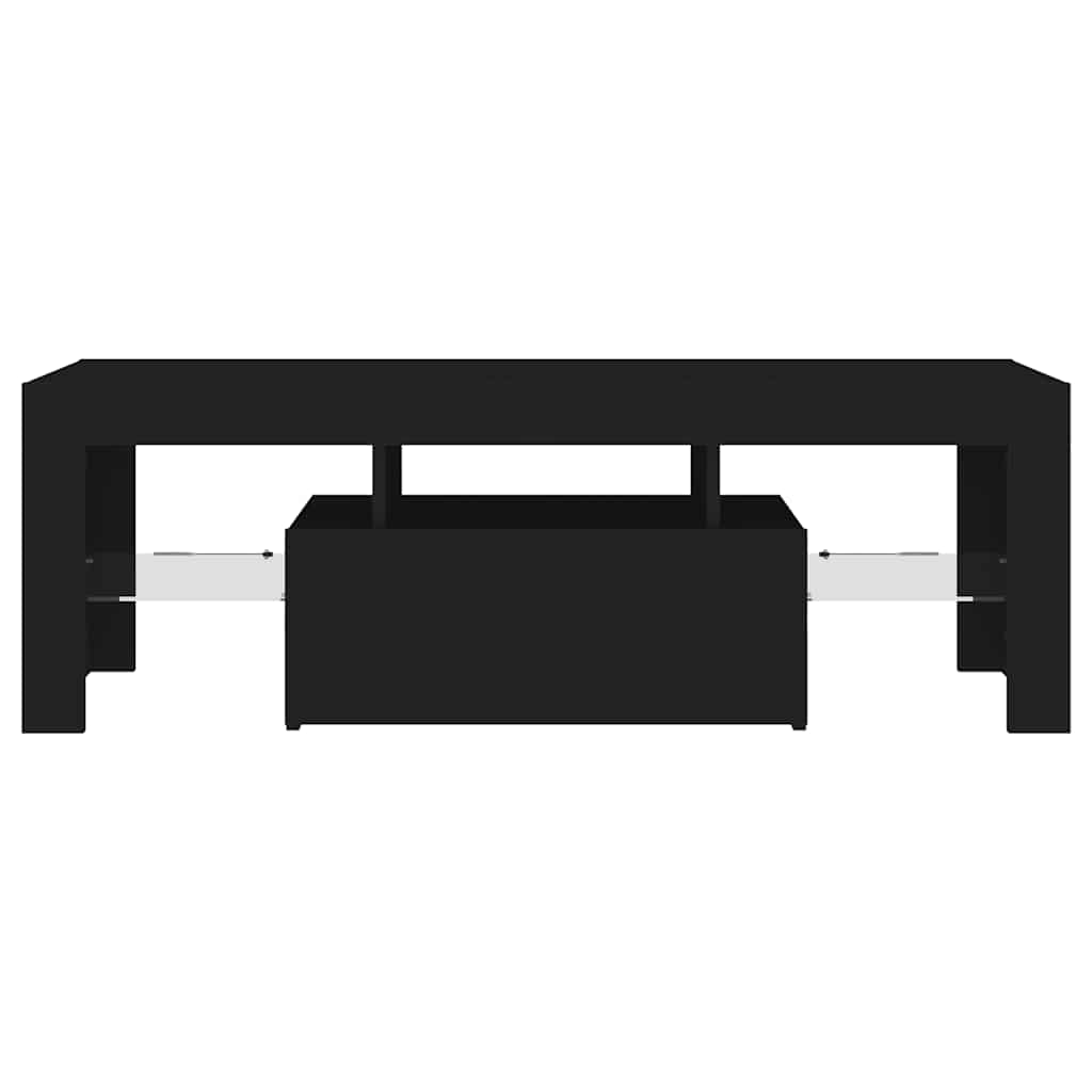 Moderner, minimalistischer TV-Schrank mit LED-Lichtern, kreatives Design für das Wohnzimmer, Stauraum-Eckschrank, 120x35x40 cm