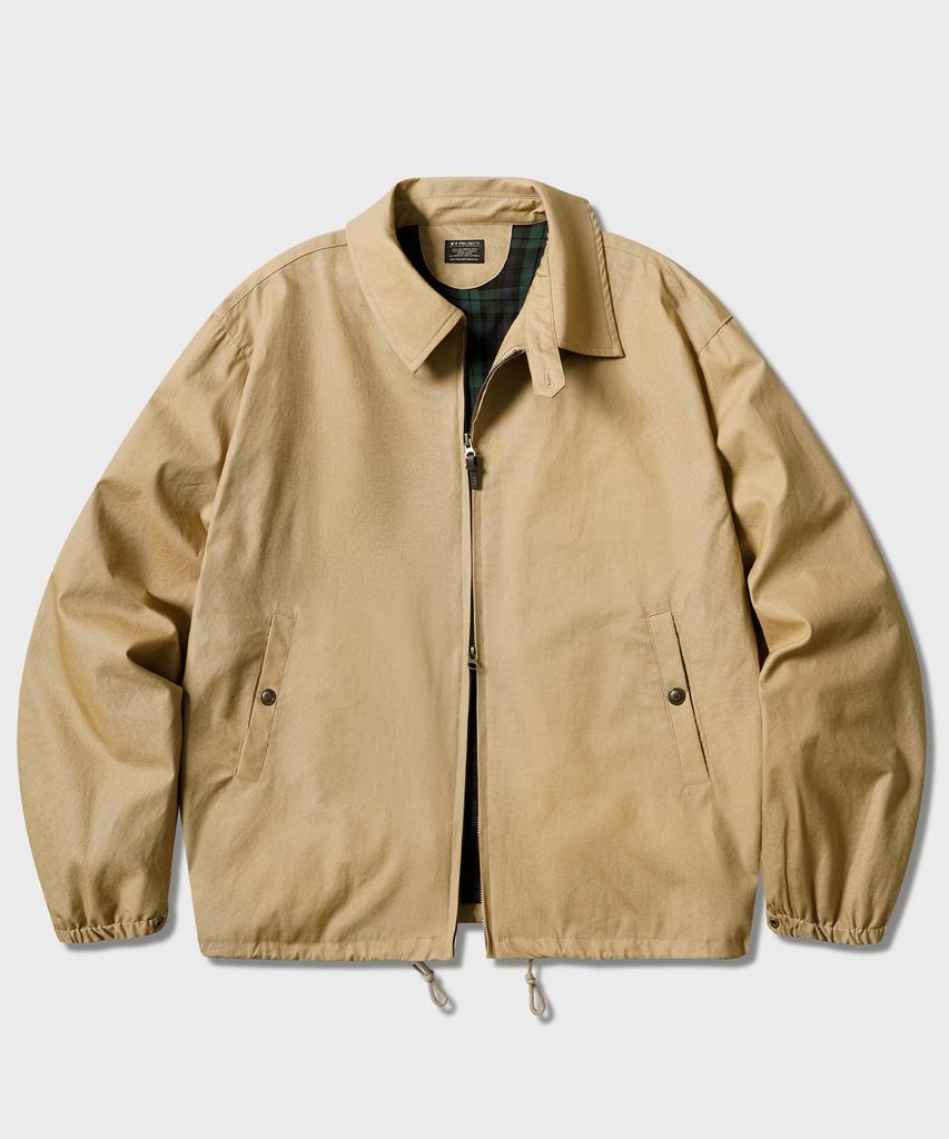 Wv Project Duff Oxford Cotton Jacket Beige Jiot7773