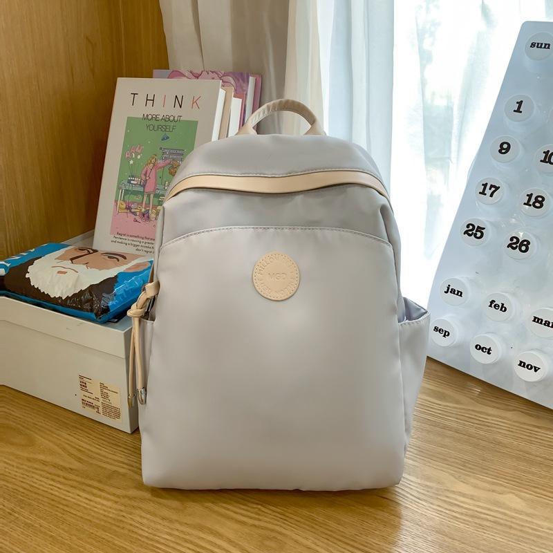 Schoolbag1011 Summer New Small Backpack Women's Waterproof, Lightweight and Fashionable Versatile Mommy Bag Going Out Shopping Small Schoolbag
