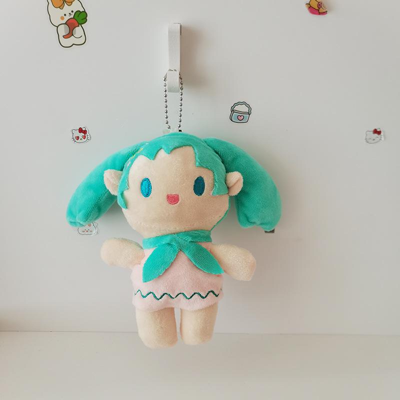 

Hatsune Miku Plush Toy Pendant Classic Two-Dimension Keychain Doll Doll 4-foot Machine Doll