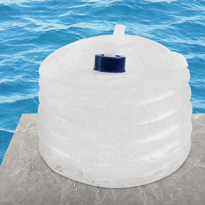 Modern Minimalist Portable Folding Water Bag For Car Use Acrylic Pe 5l 10l 15l