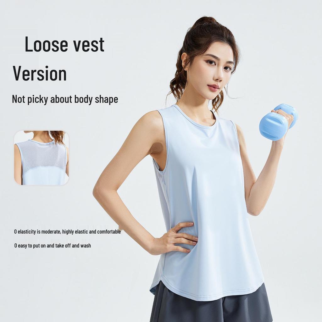 Juyi Hall Women's Quick-Dry Mesh Back Yoga Tank Top