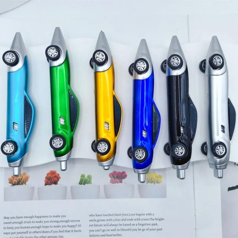 1Pc Car Shape Ball Pen Children's Gifts Ballpoint Pen Creative Office Accessories Material