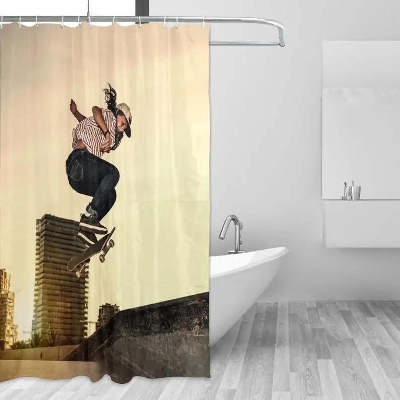 Custom Photo Shower Curtain - Personalized Image Bath Decor for Unique Bathroom Style