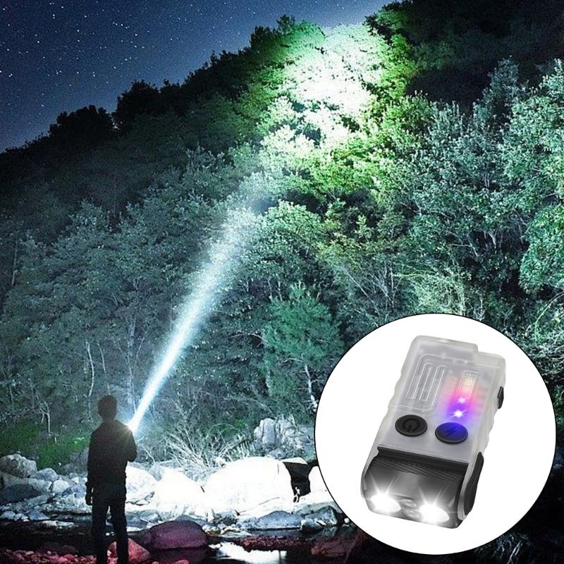 LED Flashlight Light Small Hat Clip Light Flashlight Camping Pocket Flashlight Water Proof Light Outdoor Flashlight
