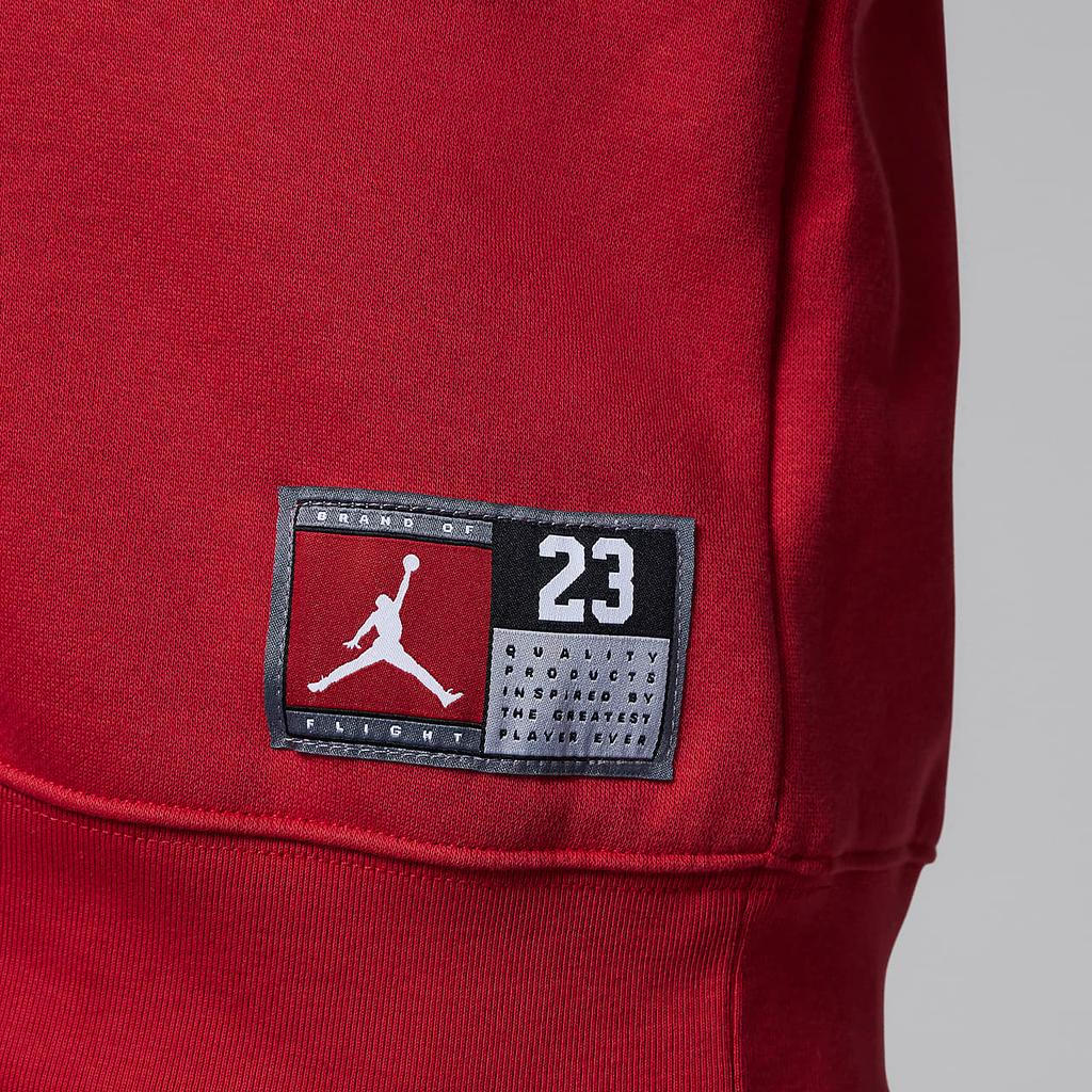 Jordan Numeric Hoodie Casual Fleece Long Sleeve Sweatshirt Kids Tops Red FV3203-687