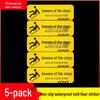 Adhesive Safety Warning Decals