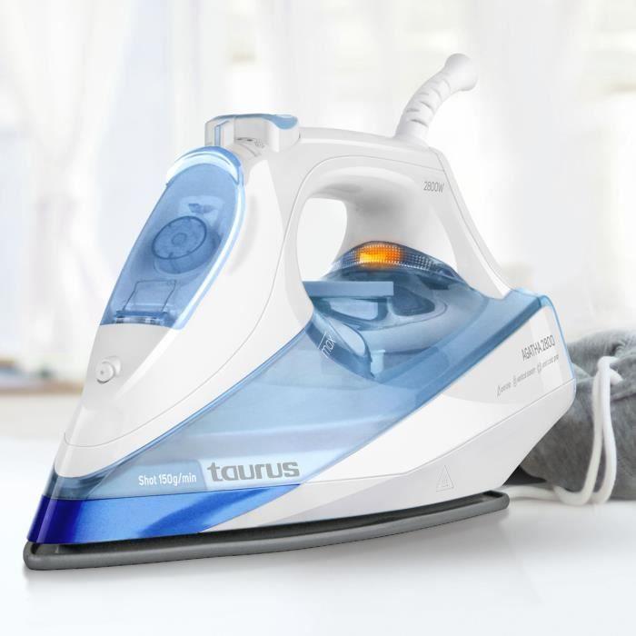 Taurus Agatha 2800 Bügeleisen mit 2800W, Dampfstoß von 170g/min, Fassungsvermögen von 360ml, Kalkfilter