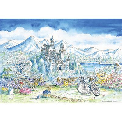 Neuschwanstein Castle (mini) Jigsaw Puzzle Illustration 2000 Pieces, Popular Korean Puzzle