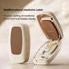 Multifunctional Pill Splitter with Storage Compartment 1/2 1/3 1/4 Precise Pill Cutting Portable Medicine Organizer