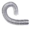 Dryer Vent Hose Air Duct Aluminum Ducting with 2 Screw Clamps 1.97in Diameter Dryer Vent Hose for Air Conditioning